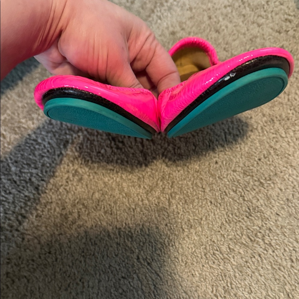 Tieks Hot Pink Ballet Flats - Picture 4 of 5